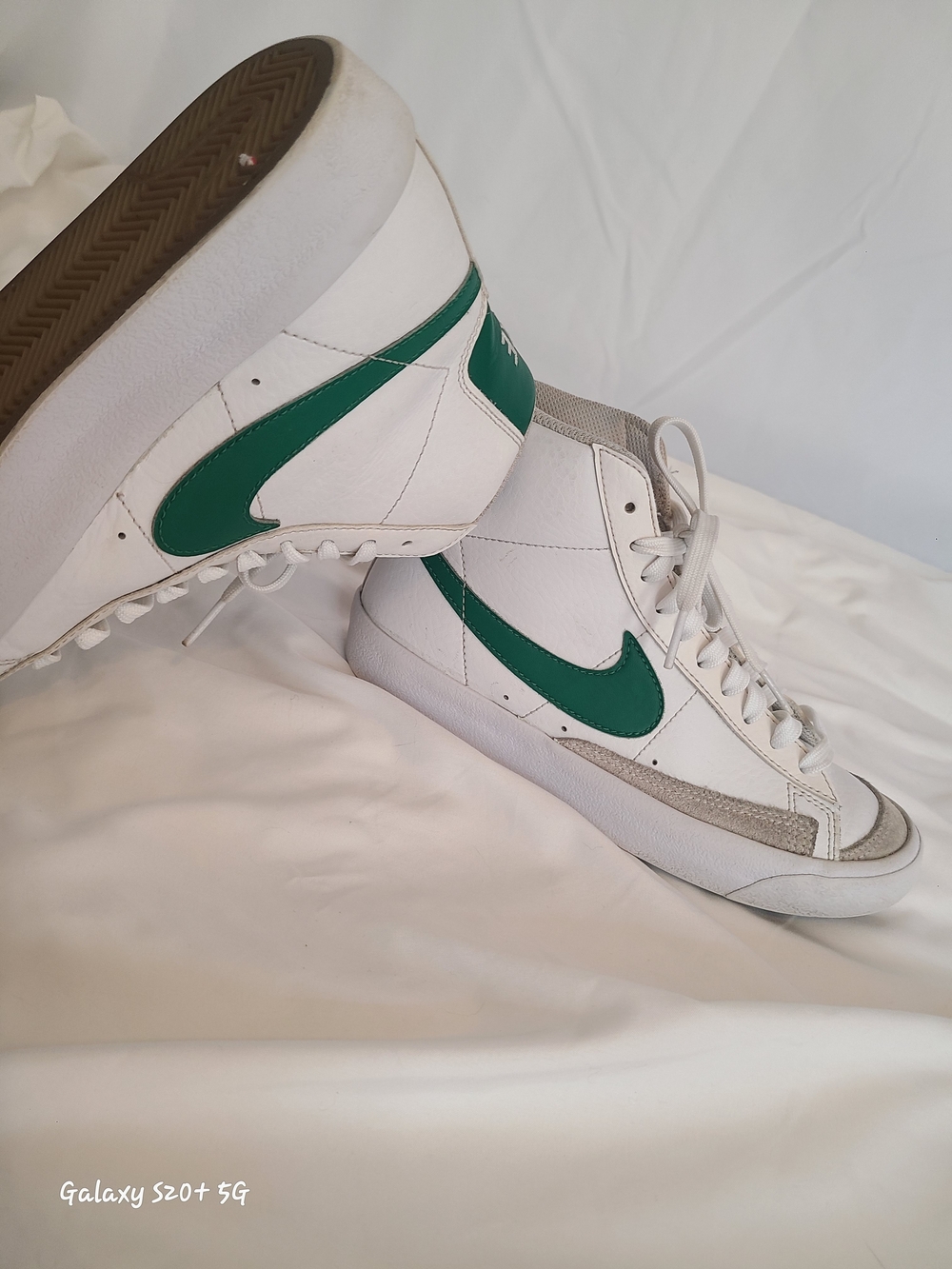 Nike Blazer Mid 77 White Pine Green 4Y Women 5.5 High Top Sneakers DA4086-115